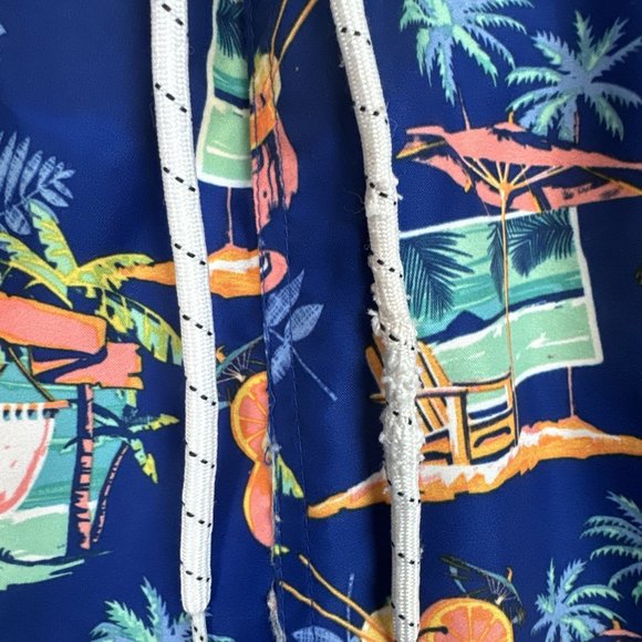 Boca Classics Men's XL Swim Trunks hawaiian tropical beach vacation travel luau - Picture 5 of 16